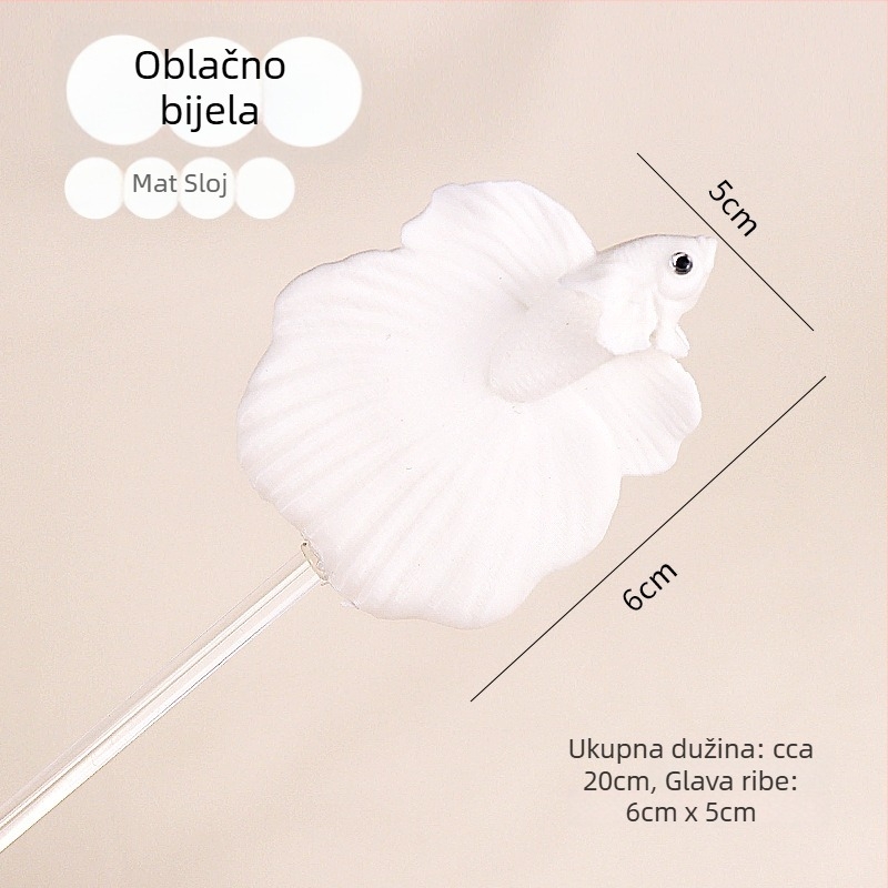 Interaktivni štapić za igru s ribicama u akvariju – PVC, 12.6 g, Brand Fish and water country, Oprema za akvarij