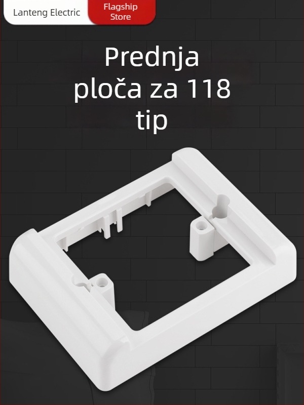 Bežični prekidač s dvostrukim upravljanjem za noćno svjetlo s ljepljivim panelom, 220V