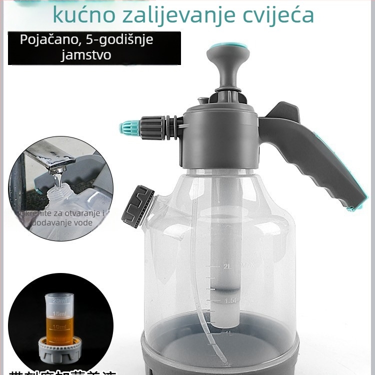 Plastična posuda za zalijevanje s tušem za kućnu njegu biljaka
