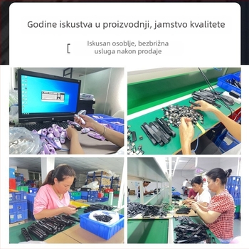 PPT pero za prebacivanje stranica, bežični USB 2.4G, laserski pokazivač 650 nm, domet lasera 200 m, napajanje AA baterijom