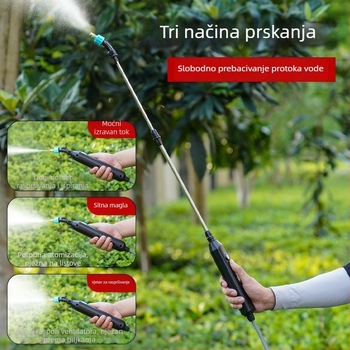 Prijenosni raspršivač za pesticide s automatskim električnim izvučnim pištolom za zalijevanje cvijeća i dezinfekciju (Tip: čajnik/raspršivač za zalijevanje/tuš; Materijal: Drugo; Kapacitet: Drugo; Namjena: Drugo)