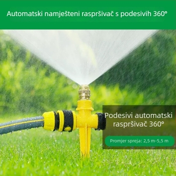 XINE PVC mesingana raspršivač za navodnjavanje – 360° podesivi raspršivač