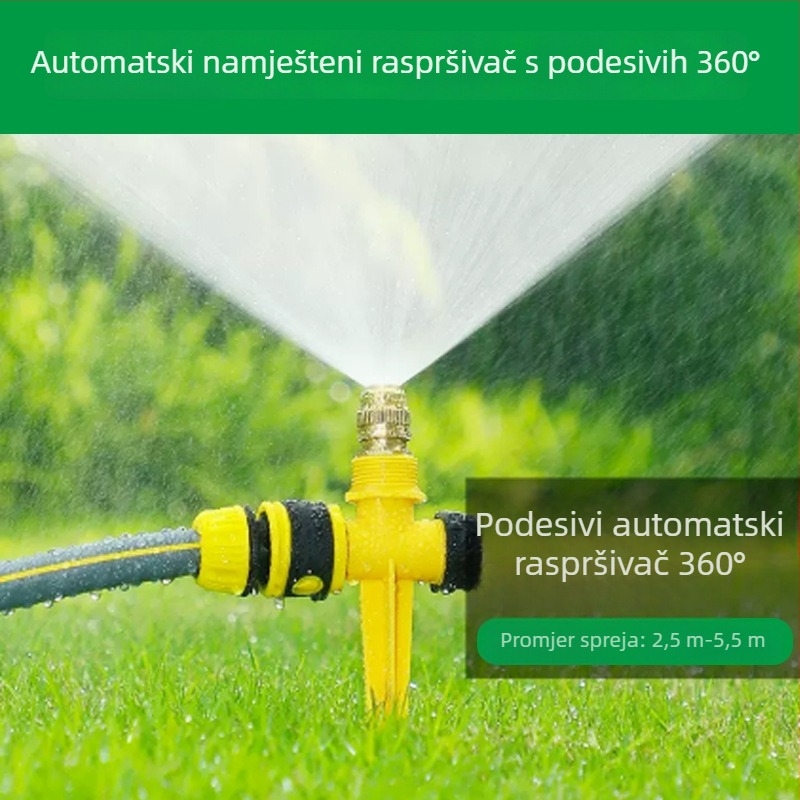 XINE PVC mesingana raspršivač za navodnjavanje – 360° podesivi raspršivač