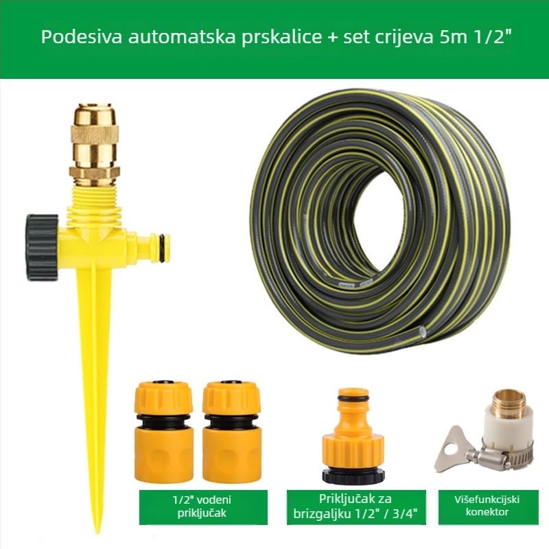 XINE PVC mesingana raspršivač za navodnjavanje – 360° podesivi raspršivač