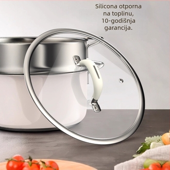 Univerzalni poklop za lonac - 304 nehrđajući čelik, Model g001, 1,6 kg, Badman, Moderna jednostavnost