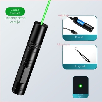 Laser pero s križnim laserskim zrakom, infracrvenim zrakom i dugim dometom – prijenosni građevinski laserski nivo i ručna svjetiljka