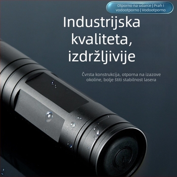 Laser pero s križnim laserskim zrakom, infracrvenim zrakom i dugim dometom – prijenosni građevinski laserski nivo i ručna svjetiljka