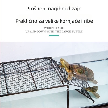 Platforma za sunčanje kornjača - aluminijska legura, 200 g, Oprema za akvarij za vodene kornjače