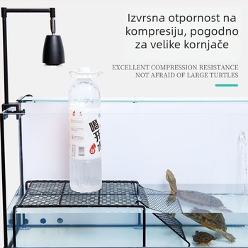 Platforma za sunčanje kornjača - aluminijska legura, 200 g, Oprema za akvarij za vodene kornjače