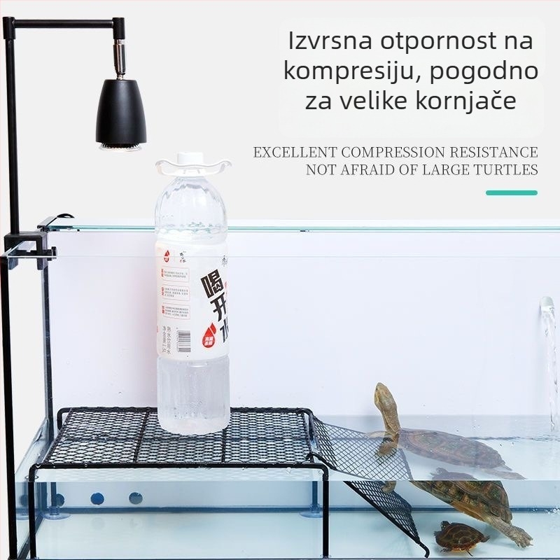 Platforma za sunčanje kornjača - aluminijska legura, 200 g, Oprema za akvarij za vodene kornjače