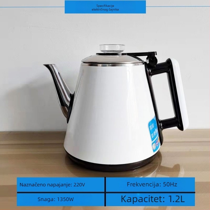 Električni dodatak za grijanje vode za bocu, 304 nehrđajućeg čelika, univerzalna kompatibilnost, model MActNwfW