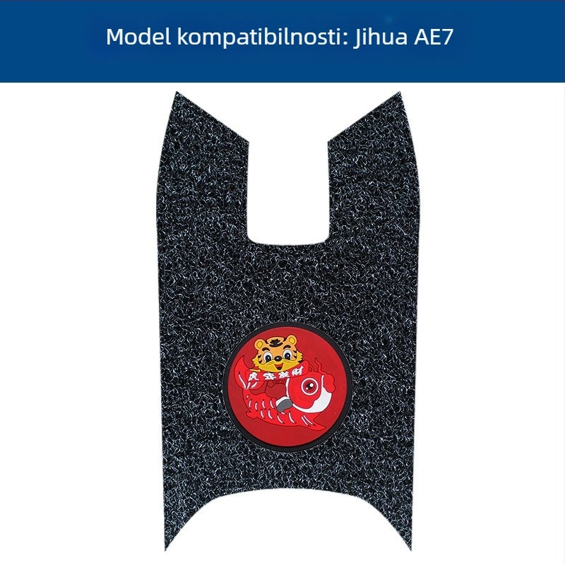 Ploča pedale za električno vozilo – prednja pedala, vodootporna, protuklizna, otporna na habanje, Silk Coil materijal, brushed završna obrada