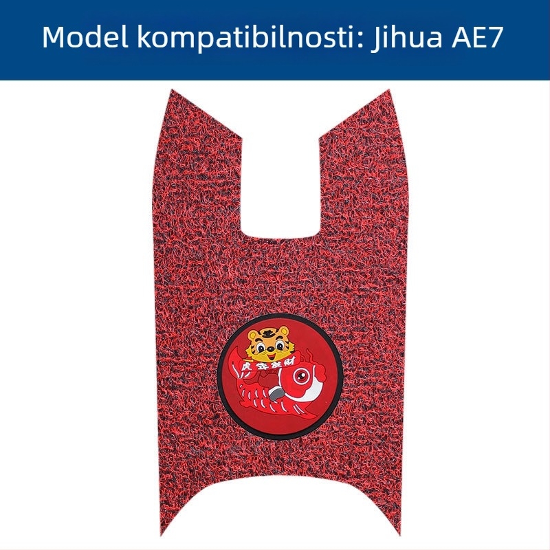 Ploča pedale za električno vozilo – prednja pedala, vodootporna, protuklizna, otporna na habanje, Silk Coil materijal, brushed završna obrada