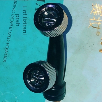 Mlaznica za prskanje s oblikom ventilatora, dvostruka glava, dvostruka otvora, visok tlak, fina magla za poljoprivrednu atomizaciju