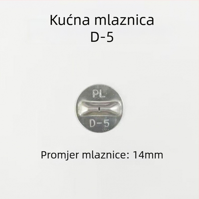 Mlaznica za prskanje s oblikom ventilatora, dvostruka glava, dvostruka otvora, visok tlak, fina magla za poljoprivrednu atomizaciju