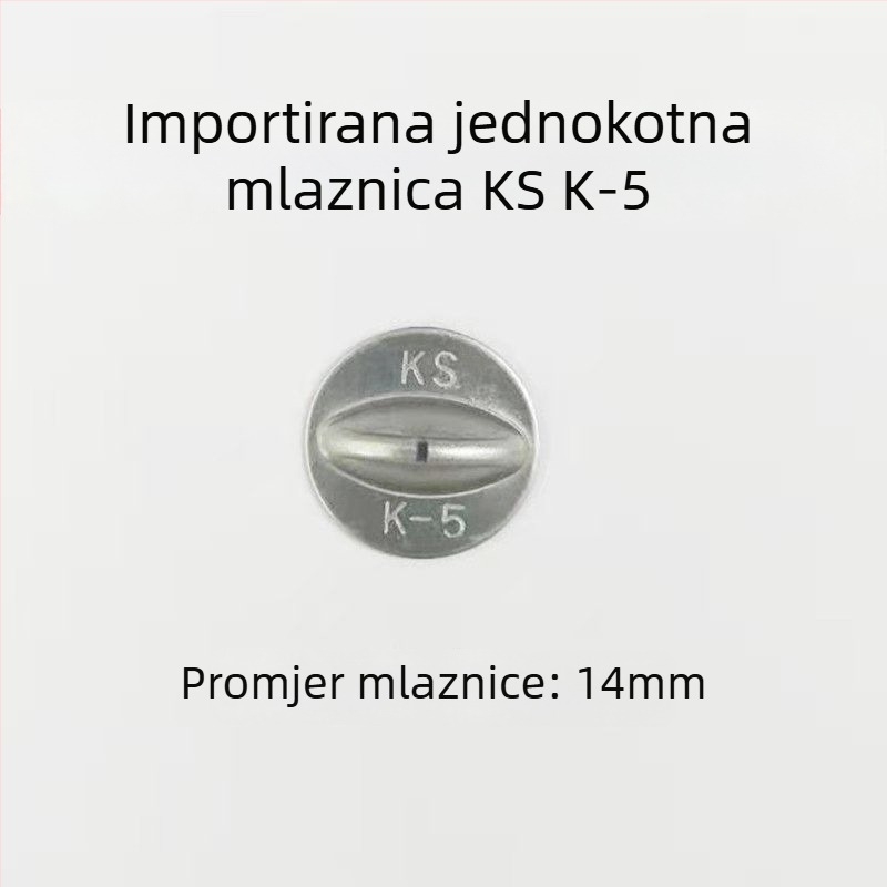 Mlaznica za prskanje s oblikom ventilatora, dvostruka glava, dvostruka otvora, visok tlak, fina magla za poljoprivrednu atomizaciju