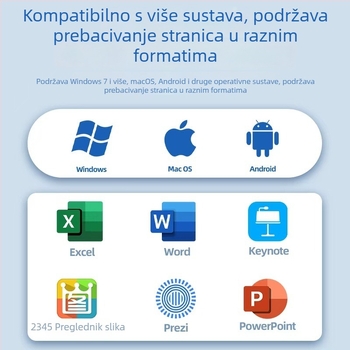 Lasersko pero za prebacivanje stranica — bežično upravljanje PPT projekcije, punjivo, digitalni multimedični alat za nastavu