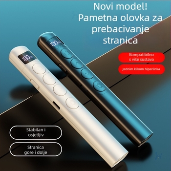 Pero za prebacivanje stranica s laserskim pokazivačem, punjivo, daljinsko upravljanje, PC tijelo, za poslovne prezentacije