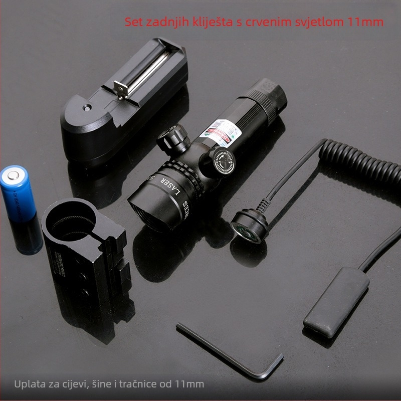 Laser nišan od aluminijske legure, ručno podešavanje, vodootporan i otporan na udarce