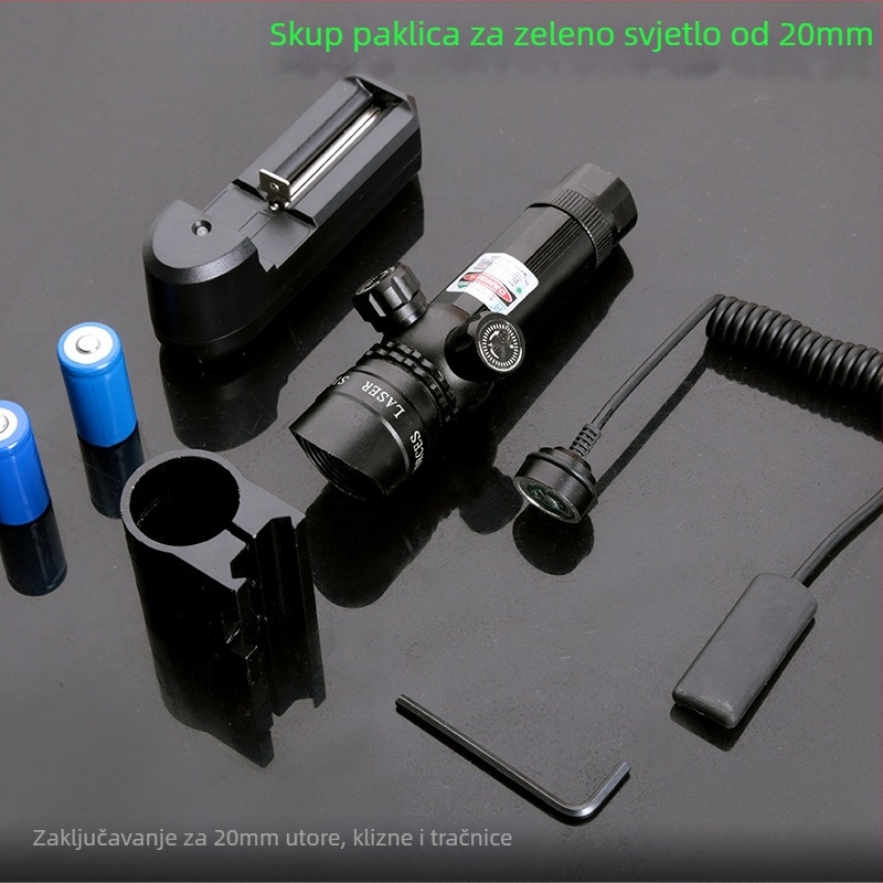 Laser nišan od aluminijske legure, ručno podešavanje, vodootporan i otporan na udarce