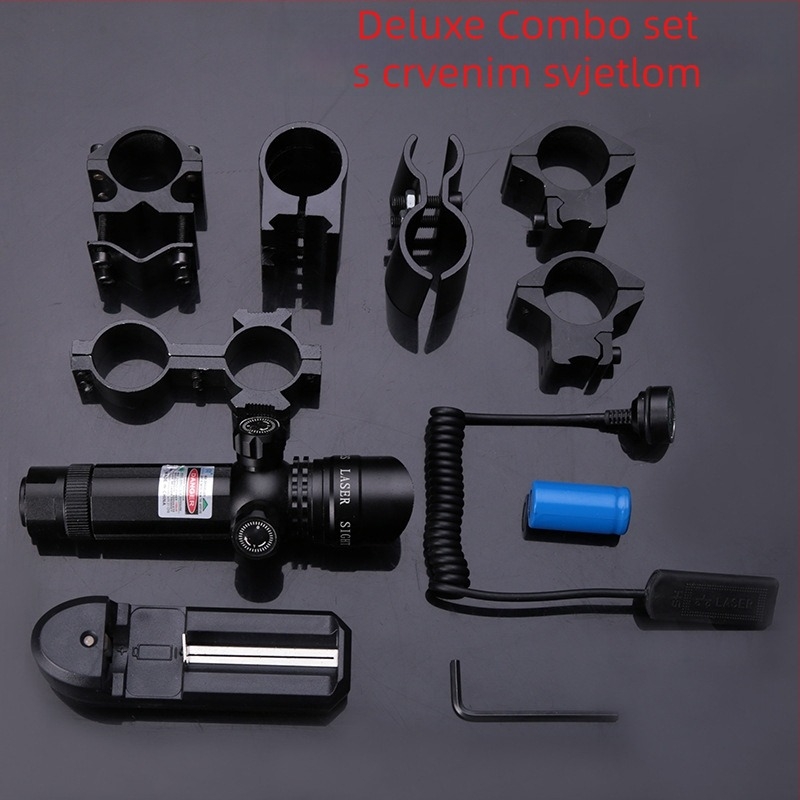 Laser nišan od aluminijske legure, ručno podešavanje, vodootporan i otporan na udarce