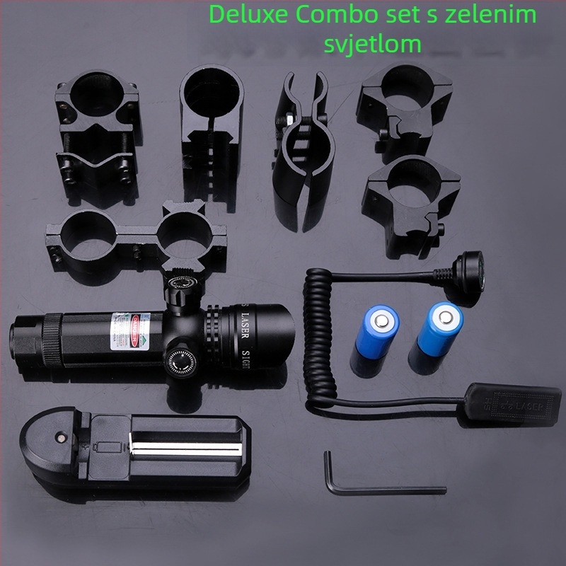 Laser nišan od aluminijske legure, ručno podešavanje, vodootporan i otporan na udarce