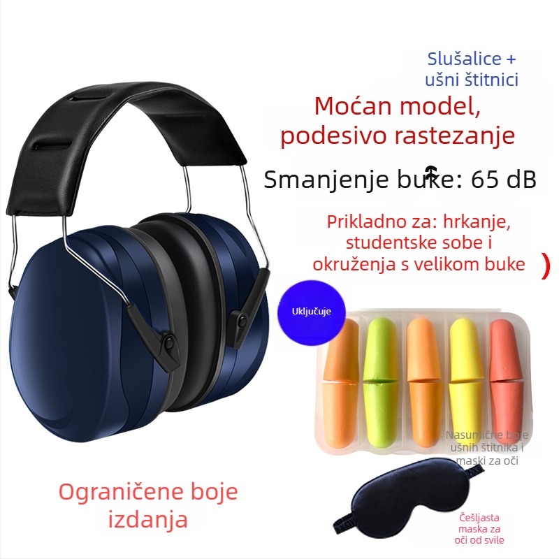 Šumom izolirane ušne zaštitne maskice za spavanje u domu, Materijal: svila cvijet, Standardne specifikacije