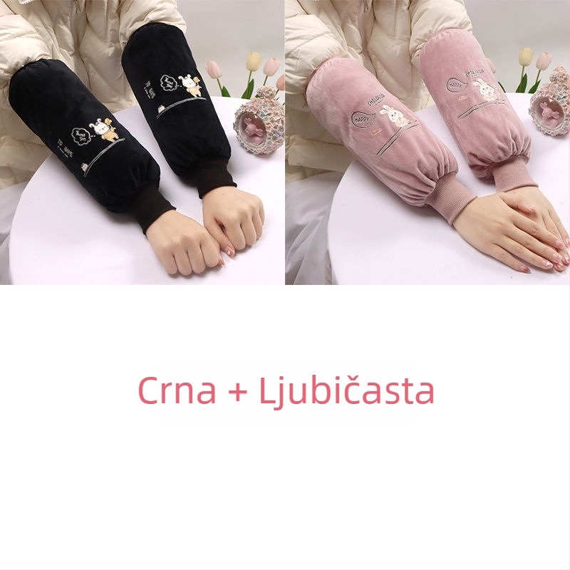 Dulji zaštitni rukavi za kuhinju i posao — tkanina, tisak, odrasla osoba, proljeće