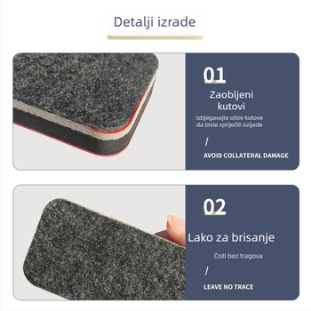Magnetski brisač za bijelu ploču za učionu – četkica za ploču za nastavnike