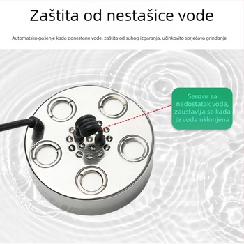 Nehrđajući čelični fogger za akvarij — oprema za akvarij, pakiranje: fogger i dodaci