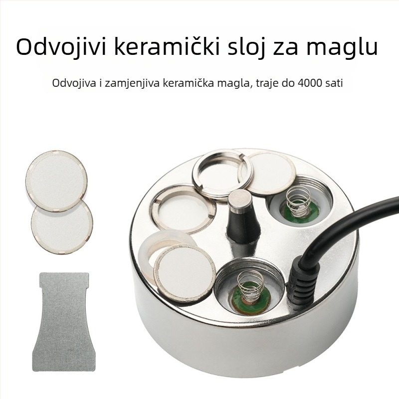 Nehrđajući čelični fogger za akvarij — oprema za akvarij, pakiranje: fogger i dodaci