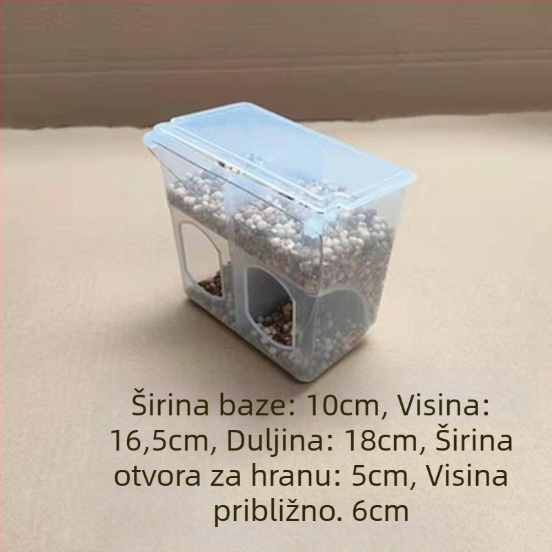 Automatska hranilica za golubove, posuda protiv prosipanja hrane, za trkaće golubove