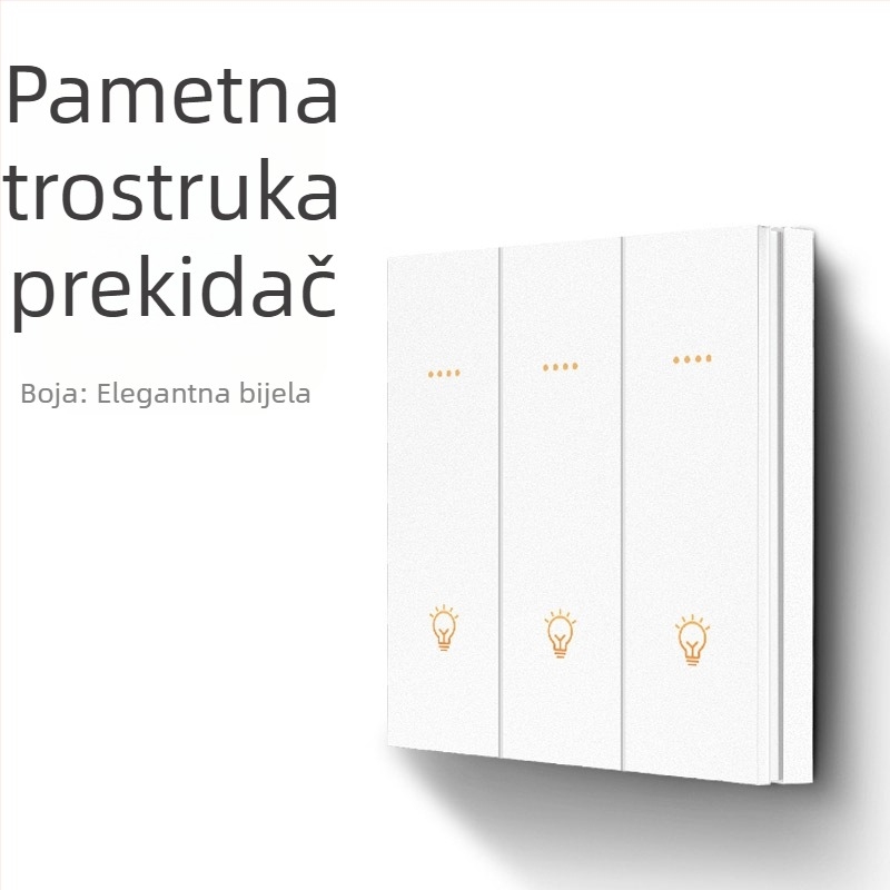 FRFOX pametni prekidač s Bluetooth Mesh 2.0, dvostruka kontrola, 110-220V AC, 10A