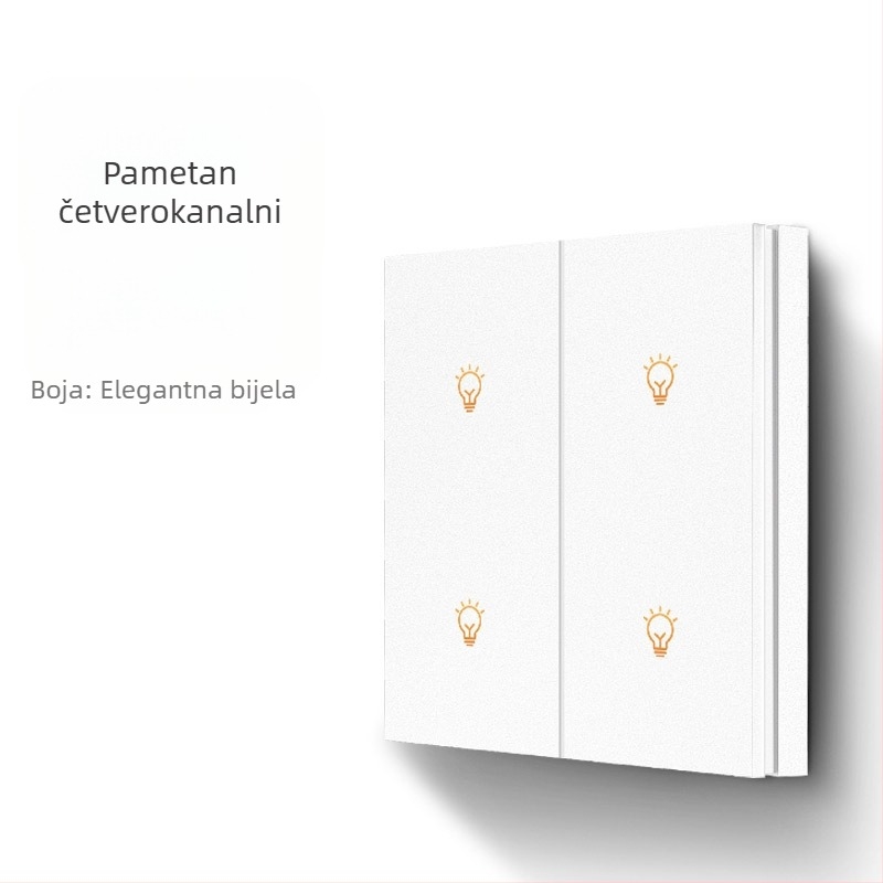 FRFOX pametni prekidač s Bluetooth Mesh 2.0, dvostruka kontrola, 110-220V AC, 10A