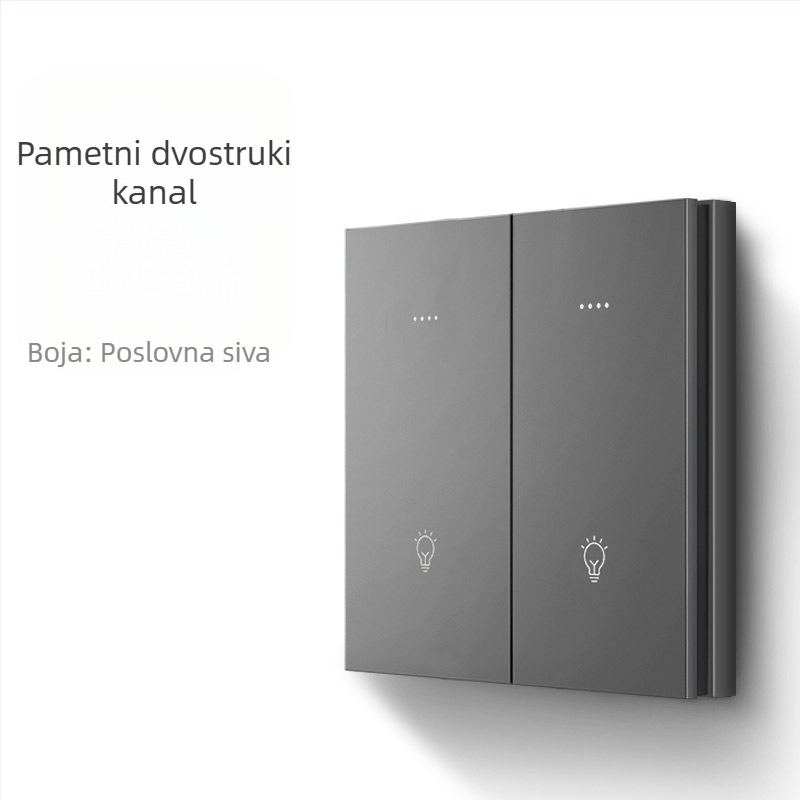 FRFOX pametni prekidač s Bluetooth Mesh 2.0, dvostruka kontrola, 110-220V AC, 10A