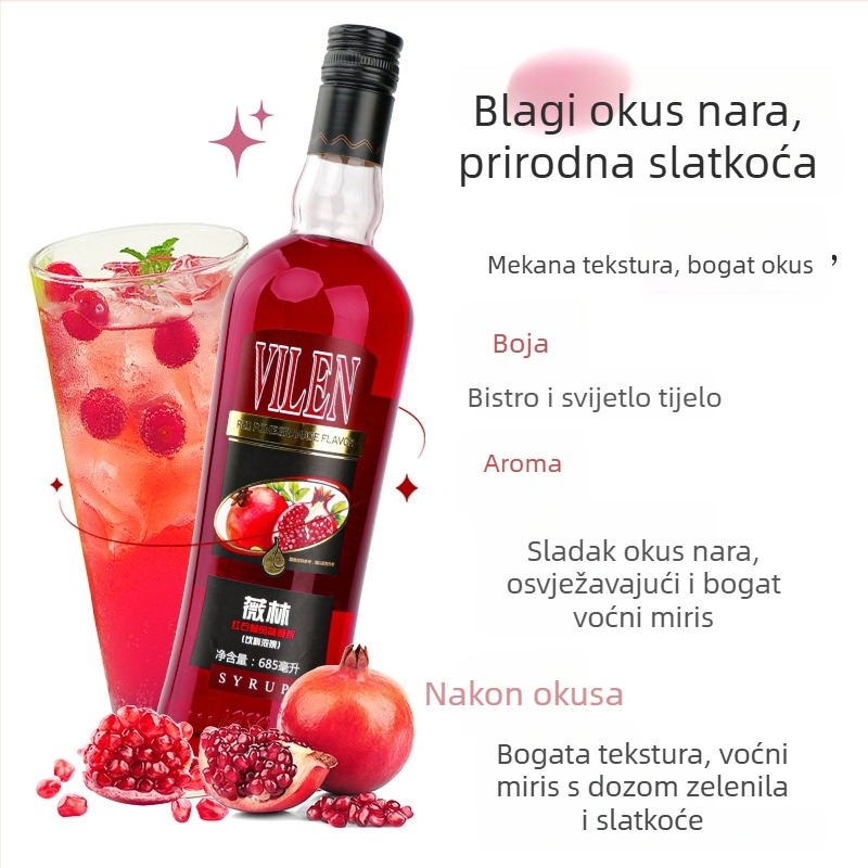 Likér s okusom nara, nizak sadržaj alkohola, zatvorena ambalaža, skladištenje na sobnoj temperaturi