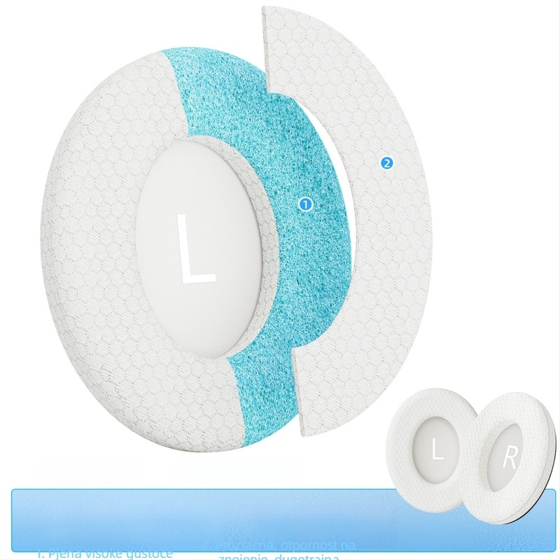 Navlaka za slušalice QC35/QC45 — OEM proizvodnja, mekana, nježna prema koži, izdržljiva