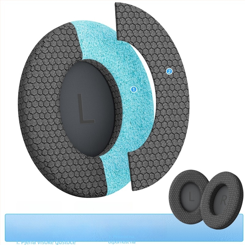 Navlaka za slušalice QC35/QC45 — OEM proizvodnja, mekana, nježna prema koži, izdržljiva