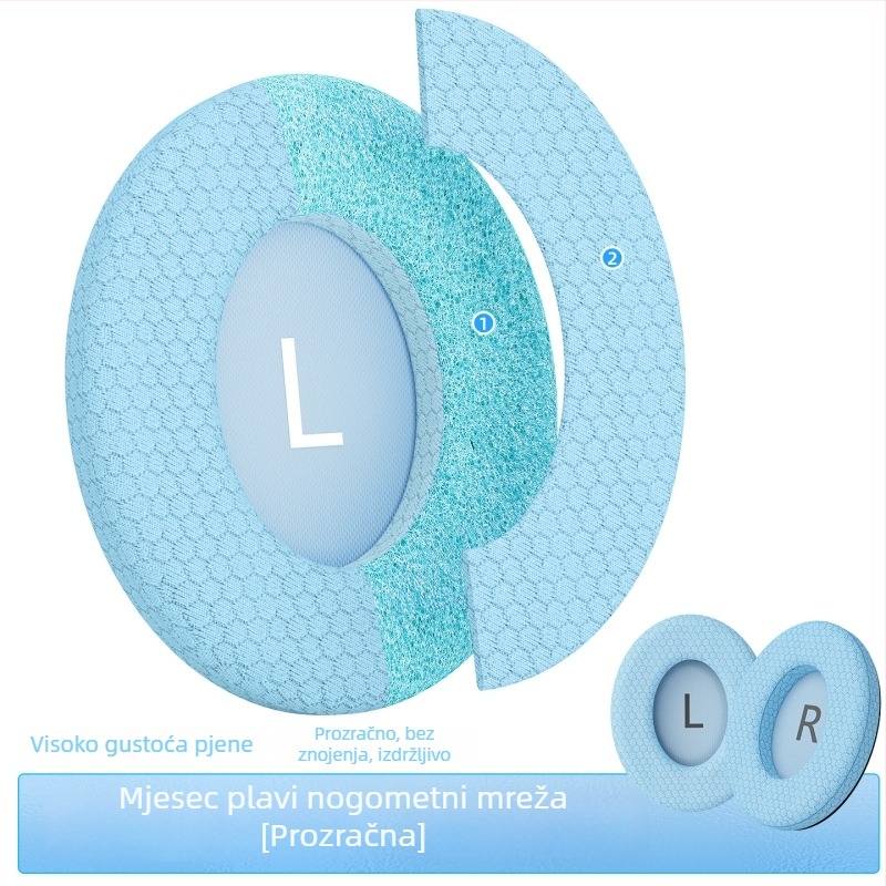 Navlaka za slušalice QC35/QC45 — OEM proizvodnja, mekana, nježna prema koži, izdržljiva