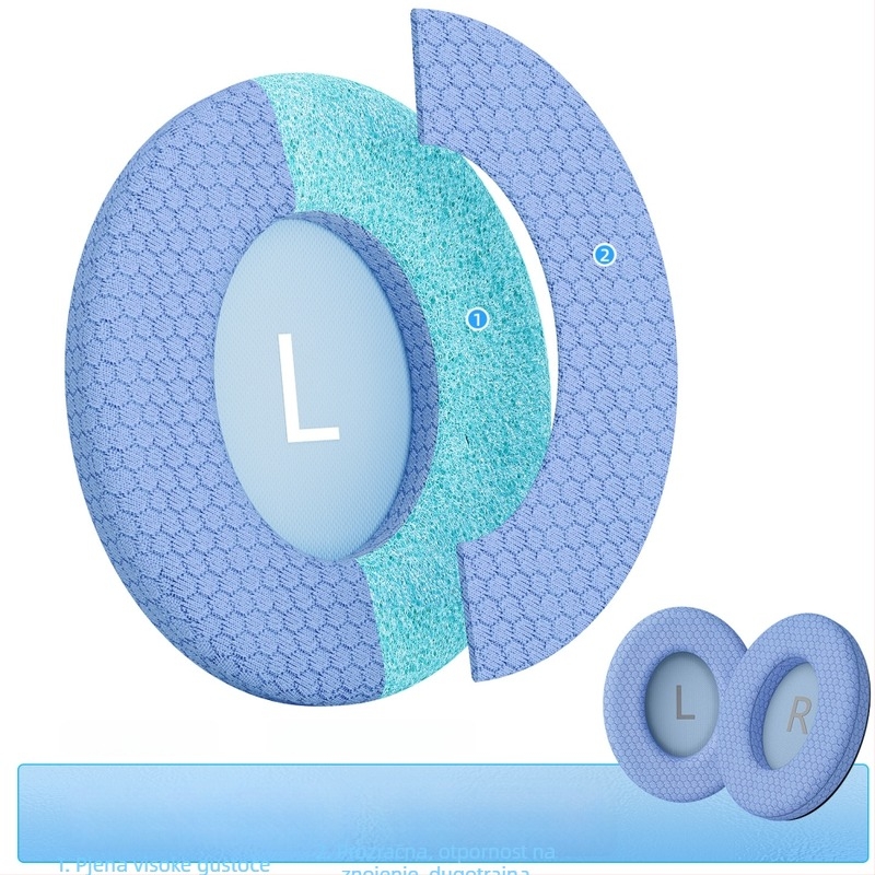 Navlaka za slušalice QC35/QC45 — OEM proizvodnja, mekana, nježna prema koži, izdržljiva