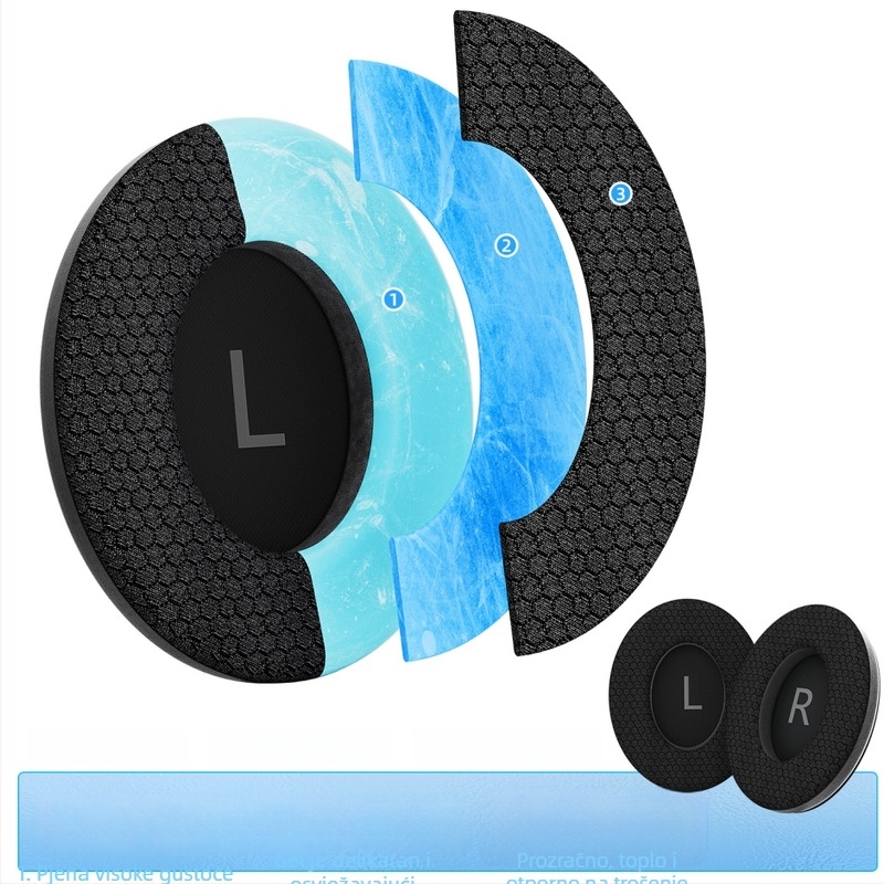 Navlaka za slušalice QC35/QC45 — OEM proizvodnja, mekana, nježna prema koži, izdržljiva