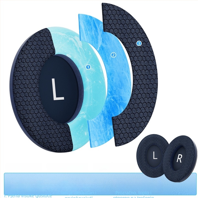 Navlaka za slušalice QC35/QC45 — OEM proizvodnja, mekana, nježna prema koži, izdržljiva