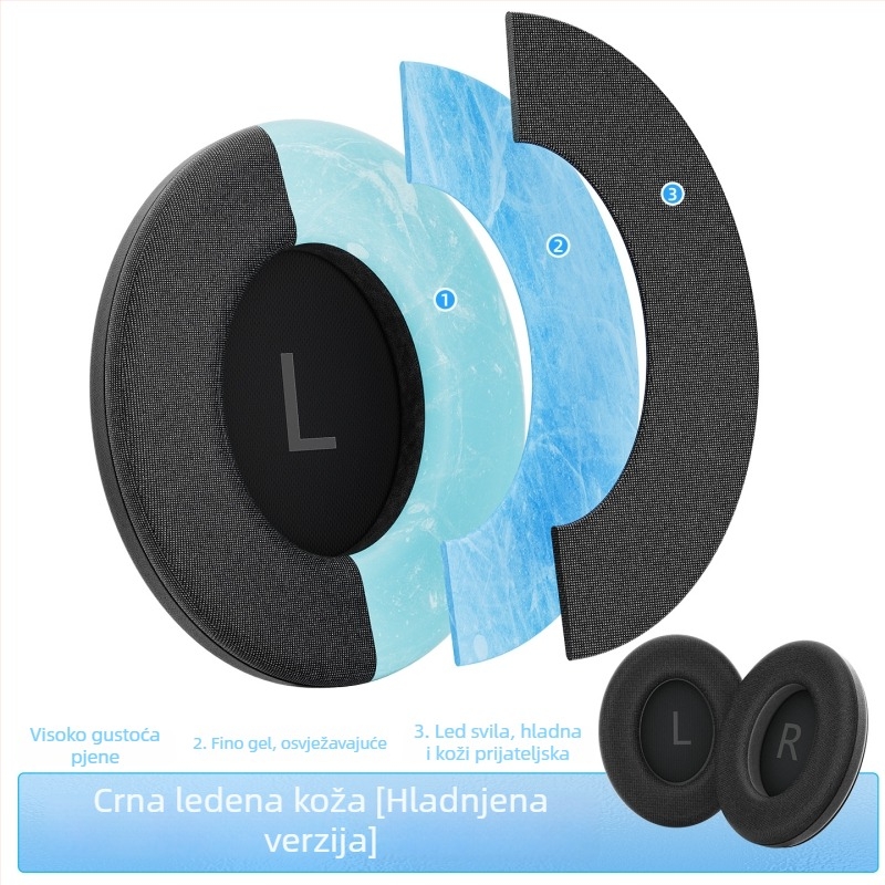Navlaka za slušalice QC35/QC45 — OEM proizvodnja, mekana, nježna prema koži, izdržljiva