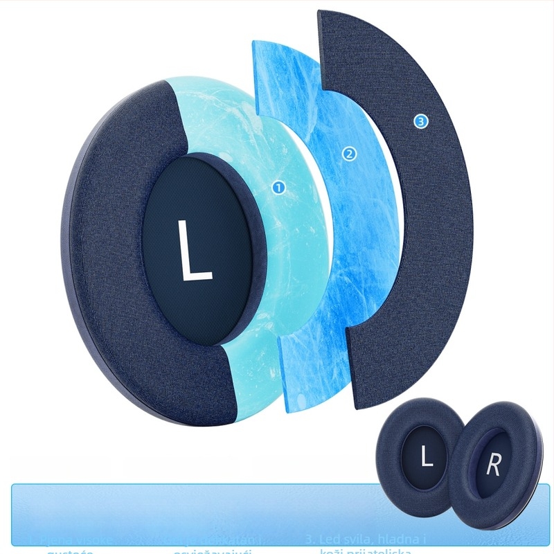 Navlaka za slušalice QC35/QC45 — OEM proizvodnja, mekana, nježna prema koži, izdržljiva