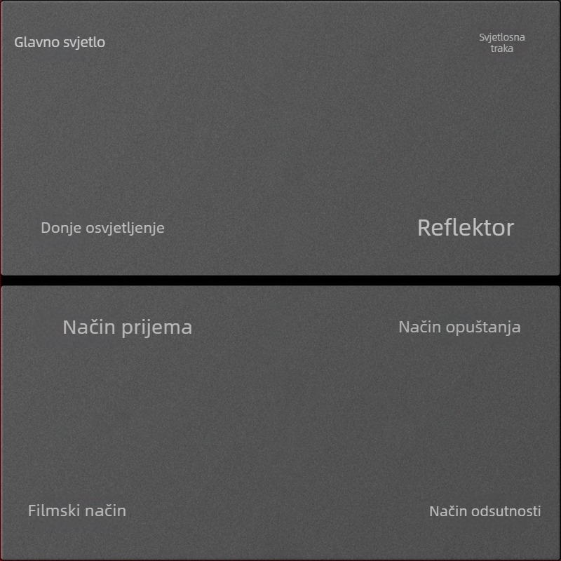 Zigbee Pametni Panel Upravljač s Offline Glasovnim Upravljačem, Osam Tipki za Scene, Bežični Daljinski Upravljanje Mobitelom, 100–240V AC, 10A, 86×86 mm, PC Panel