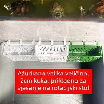 Stijenski okvir za hidroponske biljke u akvariju, koš za sadnju, čašica za vodene biljke i ukrasni dodaci za uređenje akvarija