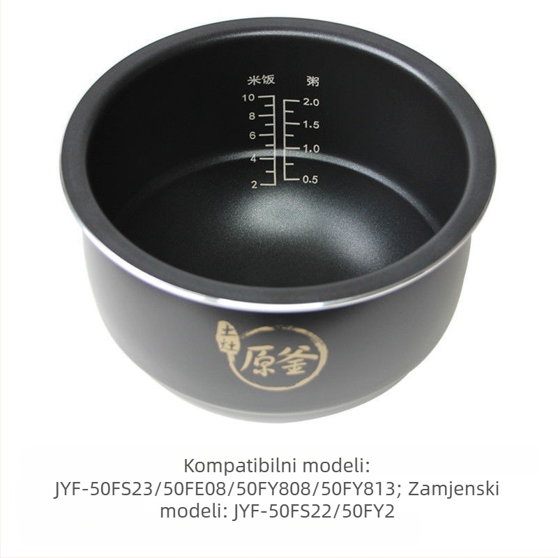 Joyoung-kompatibilna unutarnja posuda za kaserolu, višeslojno kompozitno dno, zapremina 1 L, kompatibilno s plinskim štednjakom, otpornost na visoke temperature, model 007