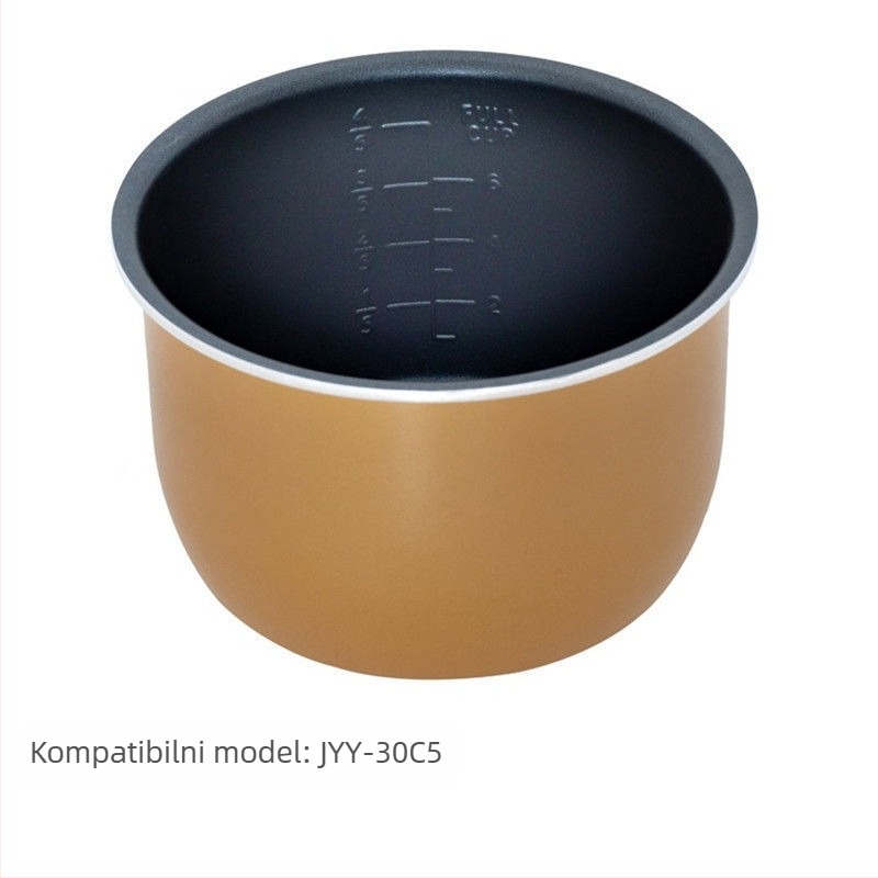 Joyoung-kompatibilna unutarnja posuda za kaserolu, višeslojno kompozitno dno, zapremina 1 L, kompatibilno s plinskim štednjakom, otpornost na visoke temperature, model 007