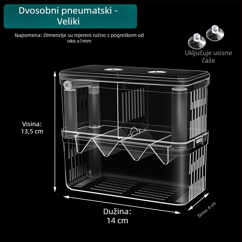 Izolirani inkubator za guppy u akvariju — kutija za razmnožavanje, materijal: Other; marka sw/Su Wan; kategorija proizvoda: Ostala oprema za akvarij; kategorija: Oprema za akvarij