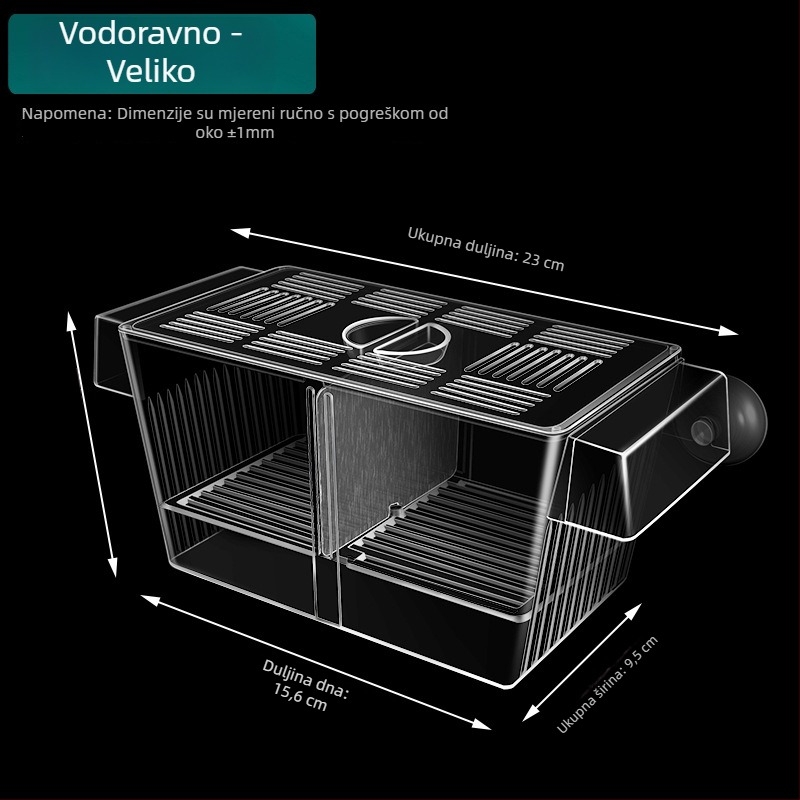 Izolirani inkubator za guppy u akvariju — kutija za razmnožavanje, materijal: Other; marka sw/Su Wan; kategorija proizvoda: Ostala oprema za akvarij; kategorija: Oprema za akvarij